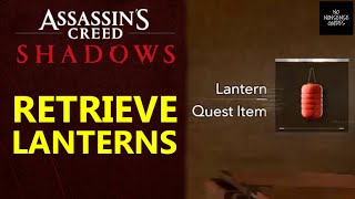 AC Shadows Retrieve Lanterns - Shadows and Light - Kashiwara Manor