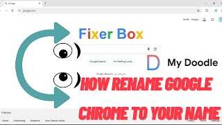 How to replace Google with your name! 🔥 | My Doodle chrome hack screenshot 1