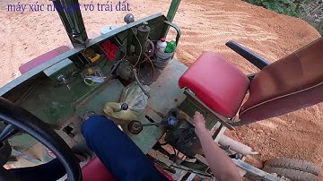 Giới Thiệu Công Nông Tự Chế Và Lái Thử Công Nông Đi Đổ Đất Cho Nhà Dân. DOOSAN DX 140 xúc đất