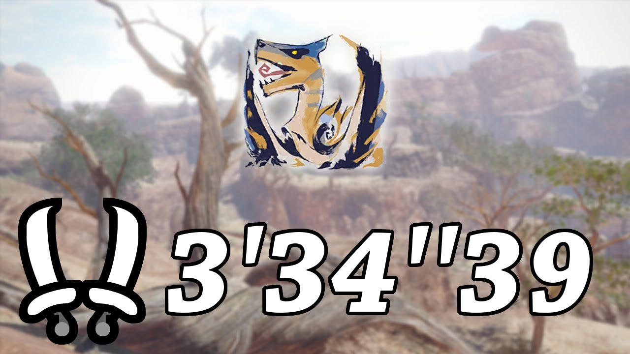 MHRise | High Rank Tigrex Dual Blades Solo 3'34''39