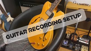 Old School Guitar Recording Setup