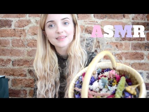 ASMR intense dried flower crinkles (soothing whispers)
