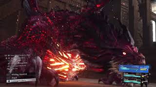 Final Fantasy Vii Rebirth - Red Dragon Boss Battle (Normal)