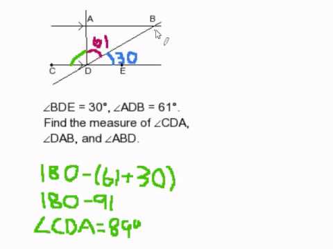 Geometry Angles And Parallel Lines Worksheets Videos