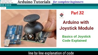 How to use Analog Joystick module with Arduino | Arduino Joystick Module full tutorial [with CODE]