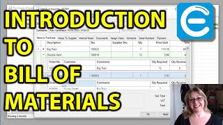 An Introduction to Bill of Materials Stock Control Software with Easify