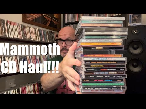 Mammoth CD Haul!!! - YouTube