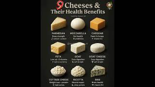 9 Cheeses That Can Transform Your Health! 🧀✨ (You Won’t Believe #9)#shorts#cheese#ytshorts#nutrition