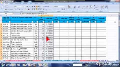 Kế Toán Trên Excel- Học Thực Hành Kế Toán Tổng Hợp