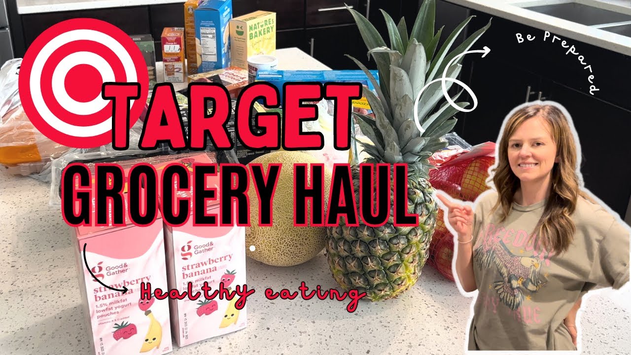 Target Grocery Haul (healthy eating, Meal prep)