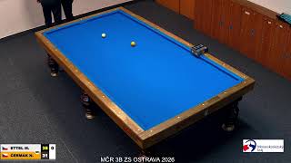 Czech Championship | 3-cushion | MT | Nicolas Čermák v Milan Ettel