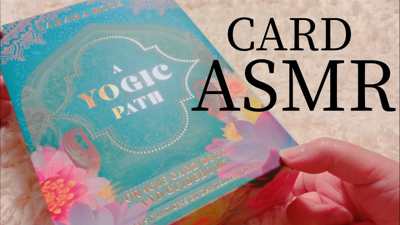 【ASMR】No.27 🎀 A Yogic Path Oracle Deck 🎀 Unboxing /Tapping Whisper ...