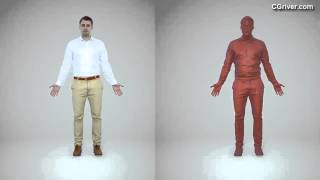 Rigged 3D Human Model: Realistic Casual Man for 3ds Max Rigged 3D Human Model: Realistic Casual Man for 3ds Max