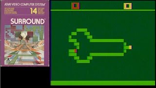 Atari 2600: Surround : Mature retro line VS game 1977