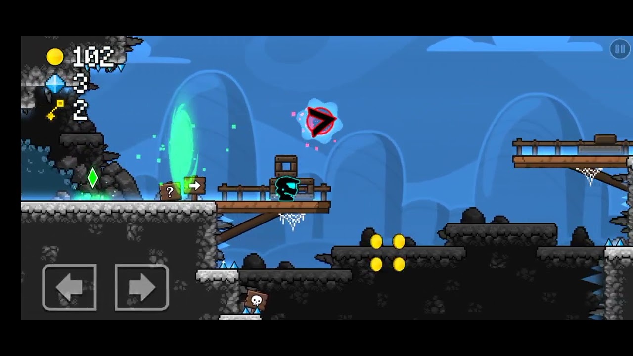 SNOWLANDS BY JESSEGDGAMING ALL COINS (GEOMETRY DASH 2.2)