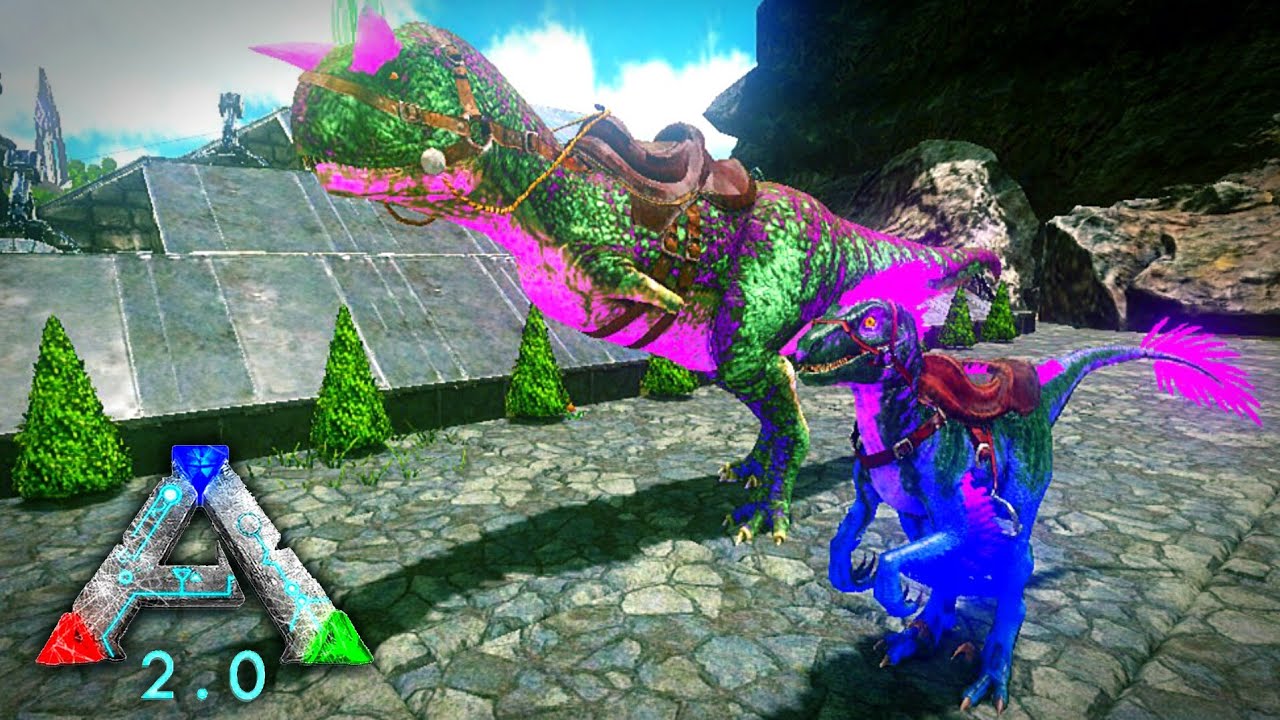 ARK MOBILE || TAMEANDO CARNO Y RAPTOR EERIE - EERIE DINOS [ARK MOBILE 2 ...