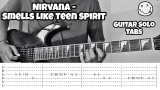 Smells Like Teen Spirit | Nirvana | Guitar Solo Tabs | Guitar Solo Cover | Tutorial | Lesson | Tabs