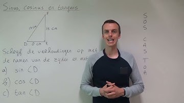 Sinus, cosinus en tangens (3 VMBO-KGT & 4 VMBO-KGT)