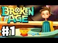 Broken Age - Gameplay Walkthrough Part 1 - Shay and His Spaceship (PC, iOS, Android)