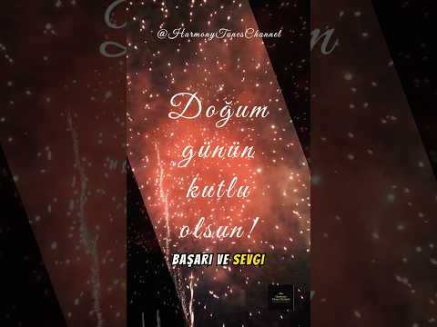 🌹Doğum günün kutlu olsun!🌹 #turkish #doğumgünü #mutluyıllar