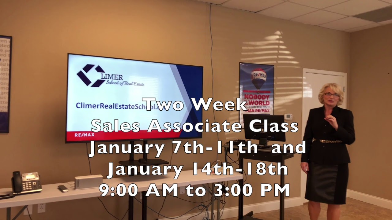 Climer School of Real Estate Mount Dora Real Estate Class Jan 7 2019