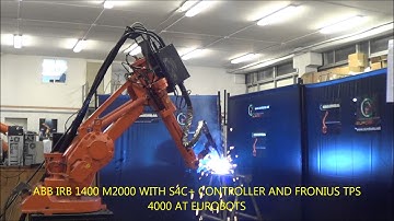 ABB IRB 1400 M2000 WITH FRONIUS TPS 4000 AT EUROBOTS