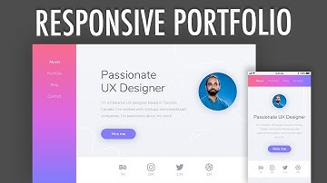 Design & Code Responsive Portfolio Website (PART 1) | XO PIXEL