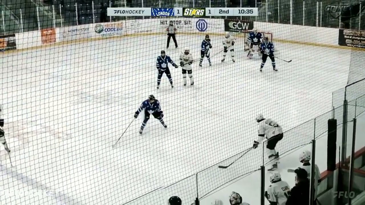 St. Thomas Stars FRANCHISE RECORD - Briir Long 17 (Harrison Franssen, Jared Woolley) PP TB vs London
