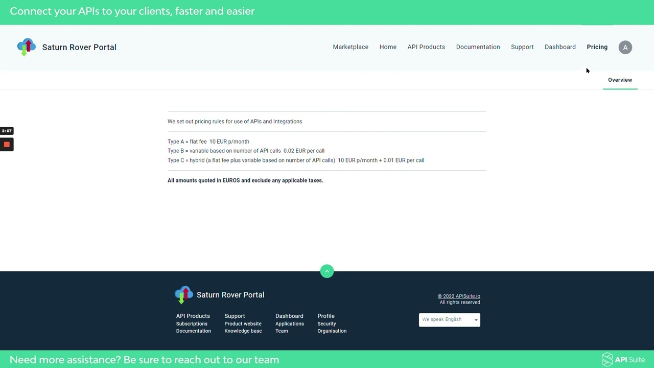 API Suite | Creating Portal Pages