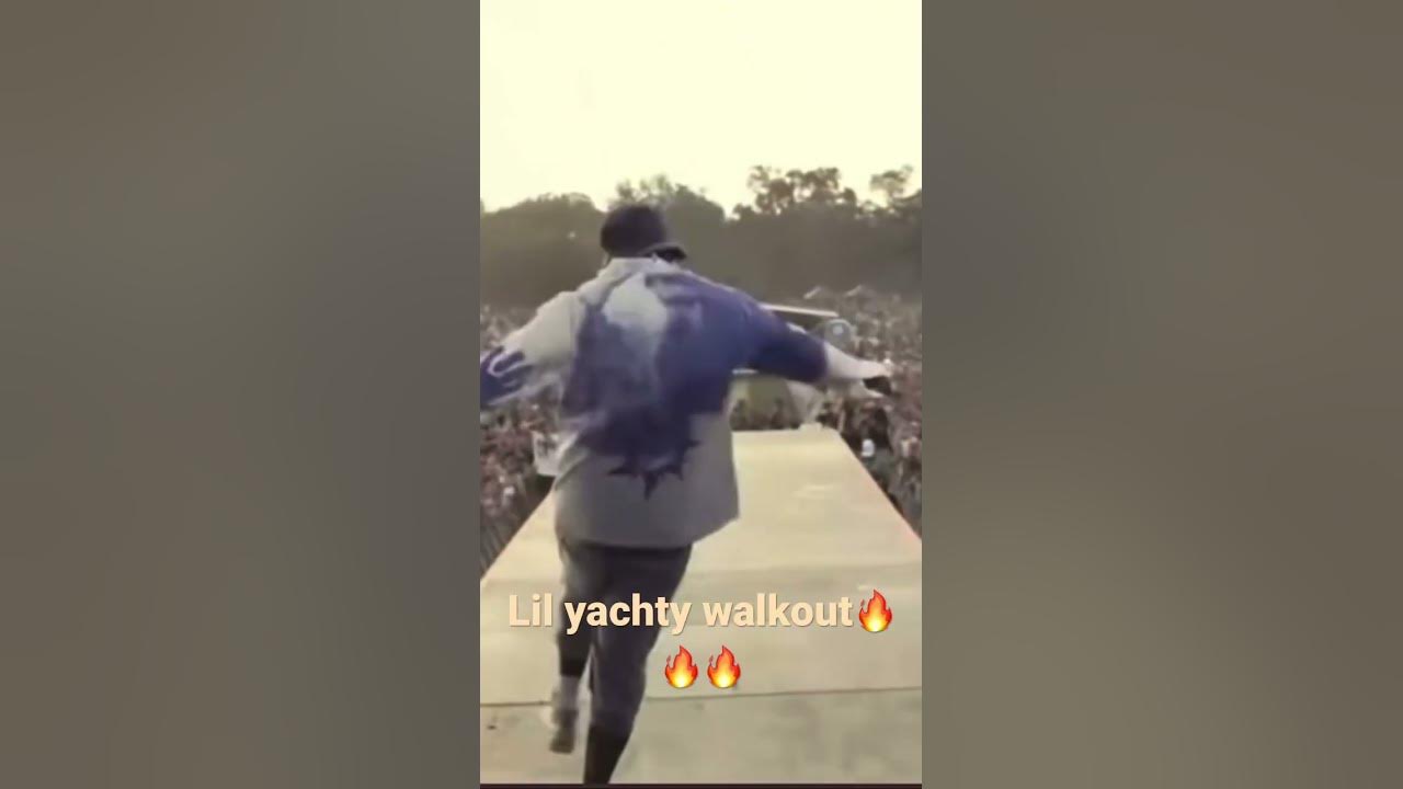 lil yachty walkout video