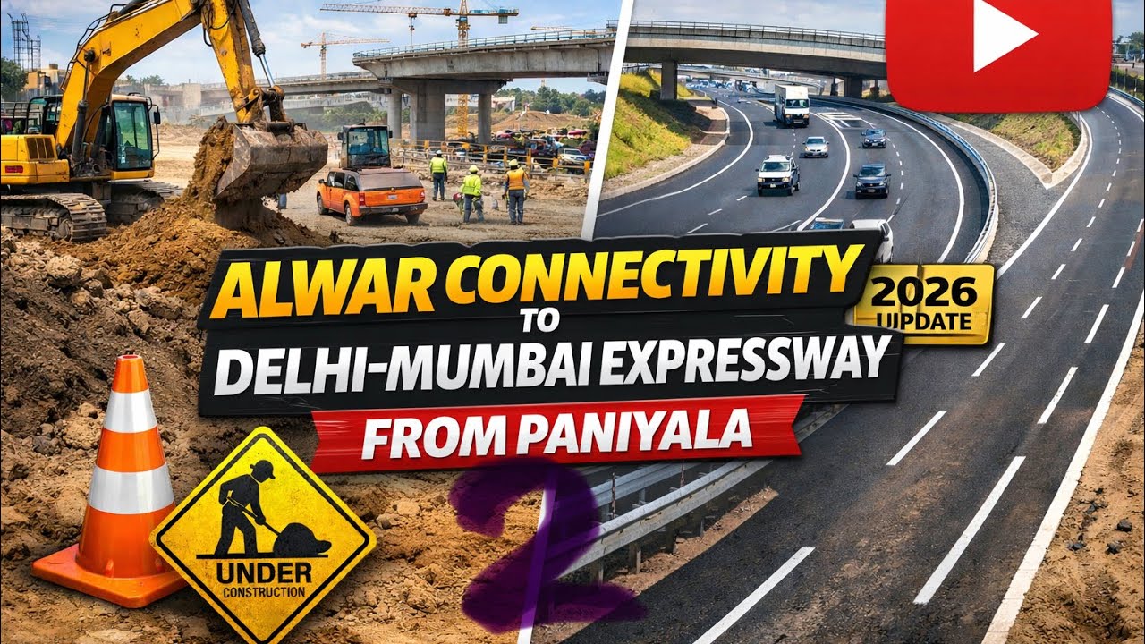 Paniyala - Alwar - Delhi Mumbai Expressway Update on Behror road🔥 ...