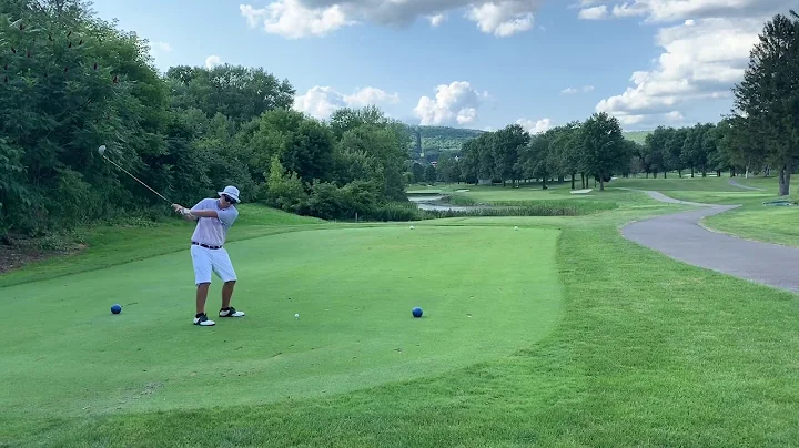 Josh Covey and Freddy Couples at En-Joie Golf Club