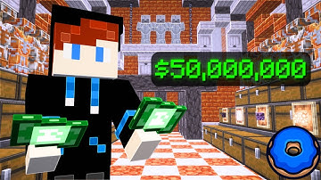 $1 vs $50,000,000 Stash! (Donut SMP)
