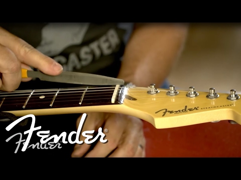 How To | Filing the Guitar Nut | Fender