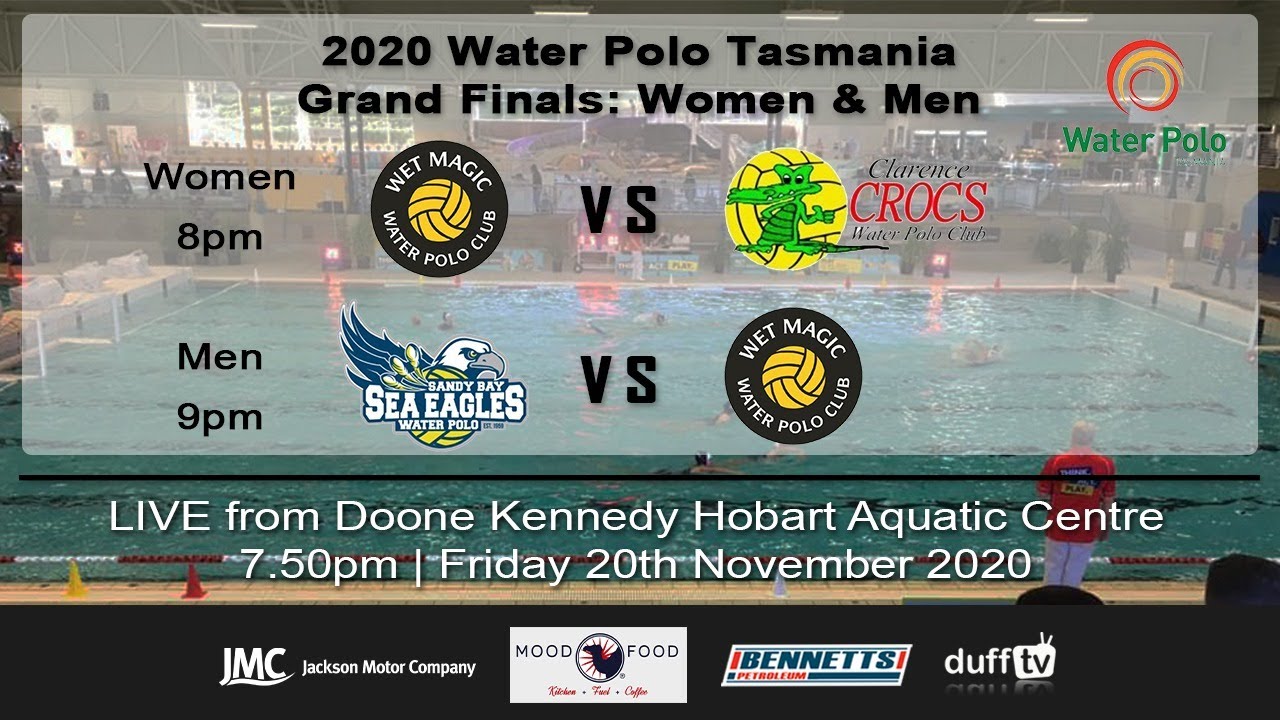 Water Polo Tasmania Women and Men Grand Finals 2020 YouTube