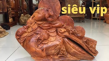 Chuột phong thuỷ - Chuột tài lộc vàng gỗ hương ta vip nhất (2021). Người tuổi Tý nhất định phải có.