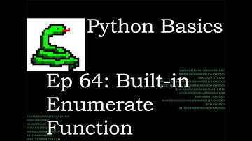 Python Basics Enumerate