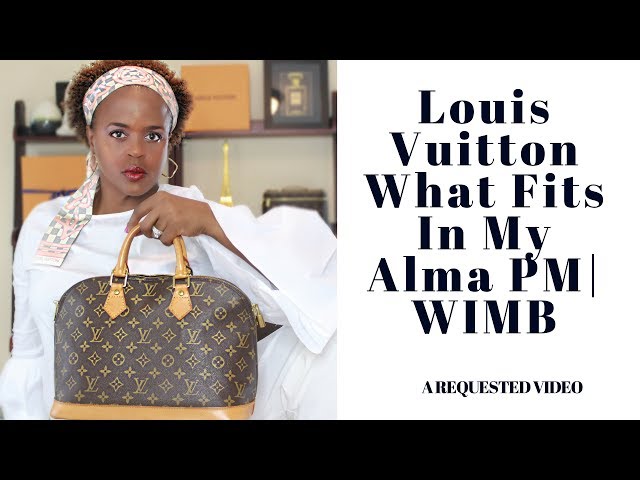 Louis Vuitton Alma PM review + comparison with Alma BB + what fits