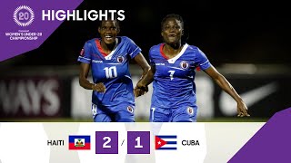 CU20W: Trinidad & Tobago vs. Haiti 