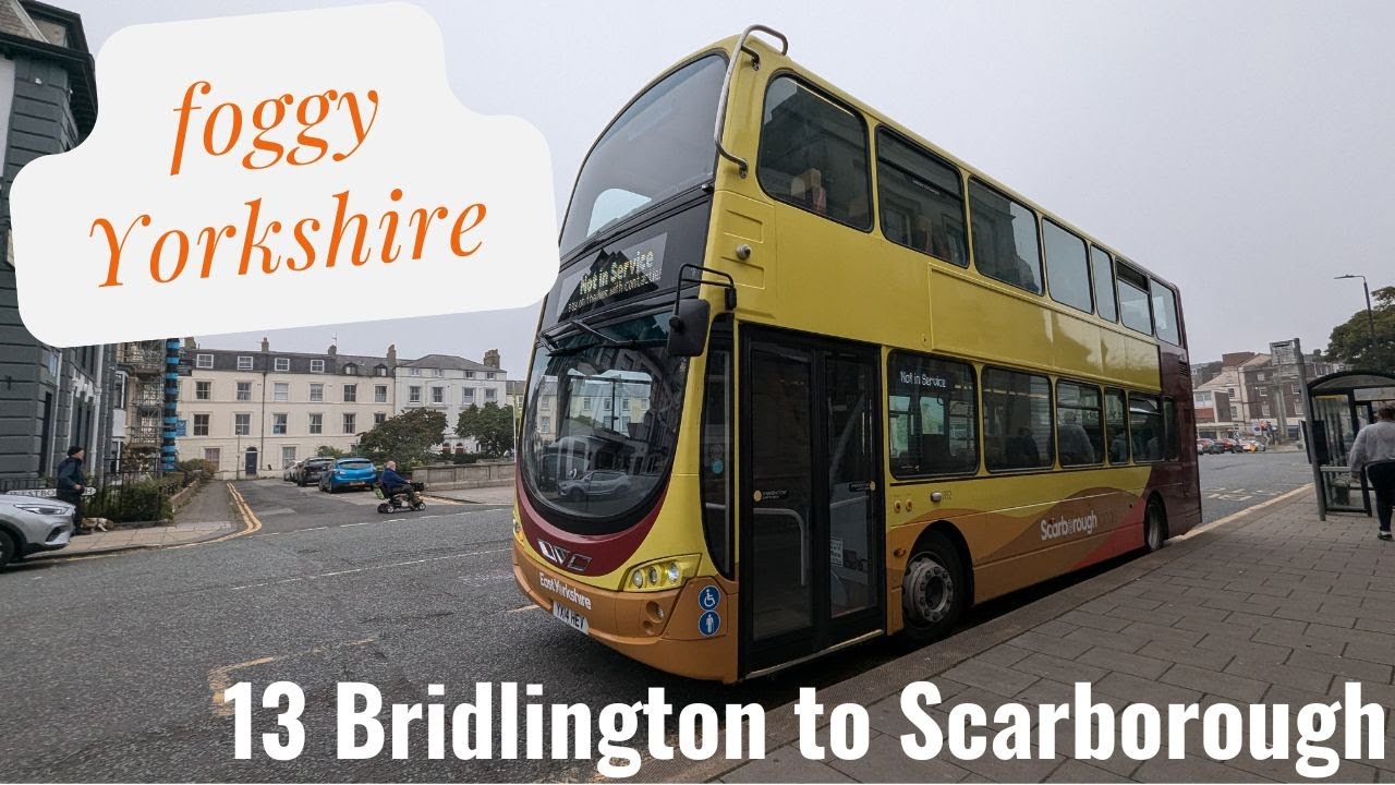 Autumn | Fog | Low Visibility | Yorkshire | 13 Bridlington to Scarborough | September 2024