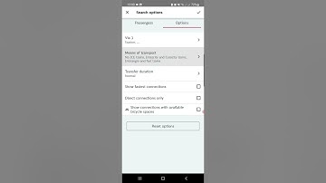 DB Navigator App, Deutschland ticket, settings so that only local trains appear in the search.