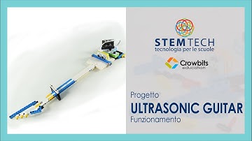 Crowbits - Kit Inventor, Progetto Ultrasonic Guitar FUNZIONAMENTO