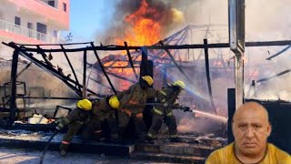 Dictan Medidas de Coerción a "El Mexicano" por Incendio en el Bar “La Canelilla”