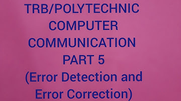 #trb #computercommunication TRB/POLYTECHNIC/ COMPUTER COMMUNICATION/ PART 5