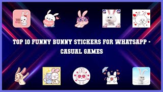 Top 10 Funny Bunny Stickers For Whatsapp Android Games screenshot 1