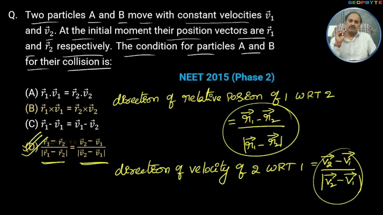 NEET - ФИЗИКА | Движение в одном измерении | Вопросы прошлых лет | Часть 3 | @GeopByte