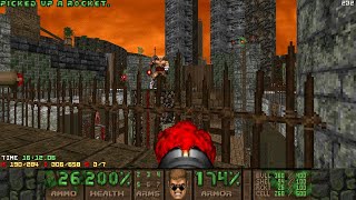 Doom 2 - TropicHELL (Map 16: Lunar Waterfalls) UV-Max (Map Author: Frank Harper)