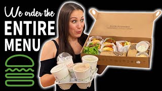 We Eat THE ENTIRE Shake Shack MENU