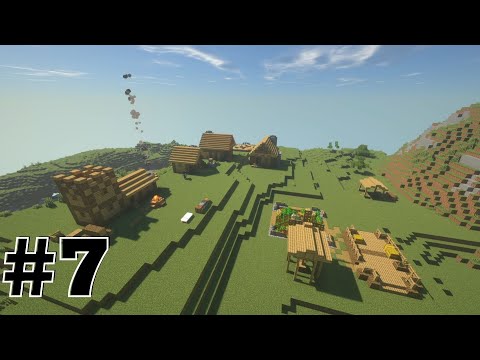 KÖYÜMÜZ BÜYÜYOR / Minecraft Modlu Survival / BÖLÜM #7