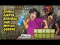 Azab Penimbun Minyak Goreng!  Dijual 80rb/liter #HORORMISTERI | Kartun hantu, Animasi Horor